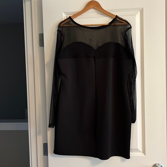 Sexy black cocktail party dress UK size 20 (US size 18) - Picture 1 of 4